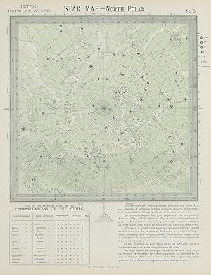 Star Map - Equatorial North Pole No.5