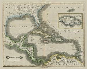 West India Islands and adjacent coasts of the United States, Mexico, Guatimala & Colombia