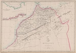 Morocco; Inset Map of The Strait of Gibraltar