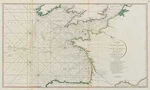 A chart of the British Channel and the Bay of Biscay with a part of the North Sea, and the entran...