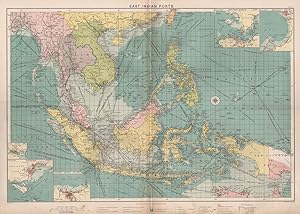 East Indian Ports; Inset Hong-Kong Harbour; Manila Bay; Rangoon; Singapore; Batavia
