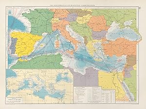 The Mediterranean and Black Seas - Communications inset Visibility of the Land