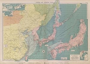 Chinese and Japanese Ports; Inset Approaches to Shanghai; Port Arthur & Dalny; Wei-Hai-Wei; Kiao-...