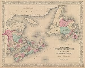 Johnson's New Brunswick, Nova Scotia, Newfoundland and Prince Edward Id.