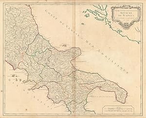 Partie Septentrionale du Royaume de Naples, par le Sr. Robert, Geographe ordin. du Roy. Avec Priv...
