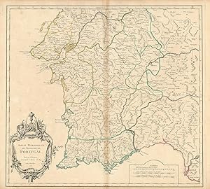Partie Méridionale du Royaume de Portugal, par le Sr. Robert, Géographe ordinaire du Roy. Avec Pr...