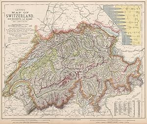 Letts's map of Switzerland (Die Schweitz, La Suisse)