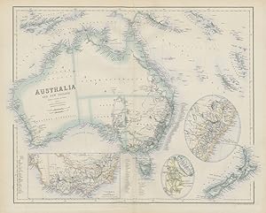 Australia and New Zealand according to Arrowsmith and Mitchell // Victoria and adjoining regions ...