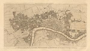 A new and complete plan of London, Westminster and Southwark, with the additional buildings to th...
