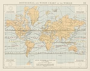 Isothermal and Winds chart of the world