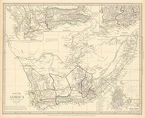SOUTH AFRICA, with environs of Cape Town and Graham Town, Cape Town plan, District of George