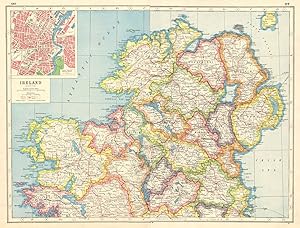 Ireland (North); Inset map of Belfast