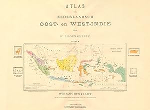 Atlas van Nederlandsch Oost- en West-Indie. Overzichtskaart - Dutch East Indies. Indonesia