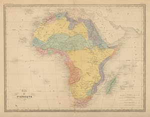 Carte de l'Afrique [Map of Africa]