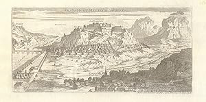 Veue de Mont Melian du costé de la Perouse [View of Montmélian]
