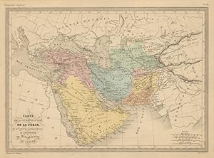 Carte de la Turquie d'Asie de la Perse, de la Tatarie Indépendante de l'Afghanistan, du Beloutchi...