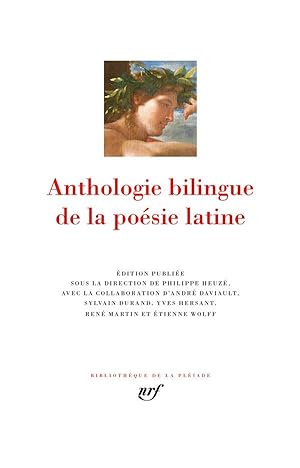 anthologie bilingue de la poésie latine