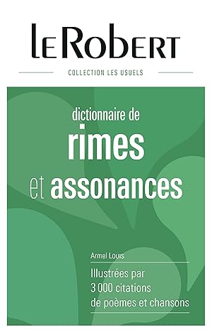 dictionnaire Le Robert de rimes et assonances