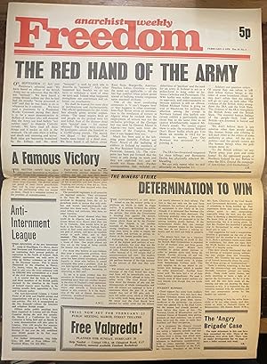 Anarchist weekly Freedom. February 5 1972. Vol. 33 No 6