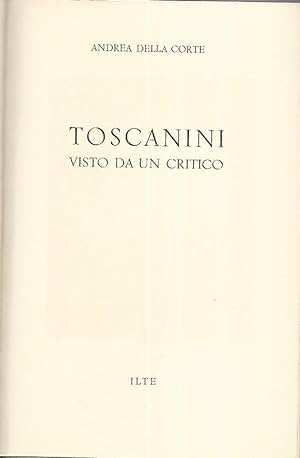Toscanini visto da un critico