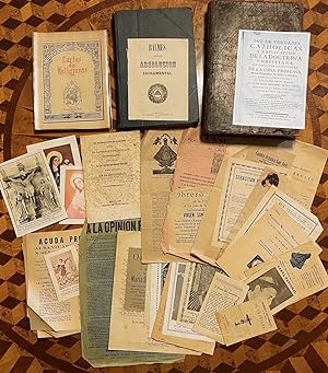 [MEXICAN RELIGIOUS ARCHIVE OF EPHEMERA AND PRINTED BOOKS - 33 items dating from 1759-1941]