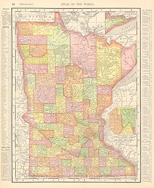 Minnesota; Inset Minneapolis St. Paul and Vicinity