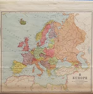 Europe. Constructed & Engraved by W. & A.K. Johnston, Limited. Geographers, Engravers & Printers.