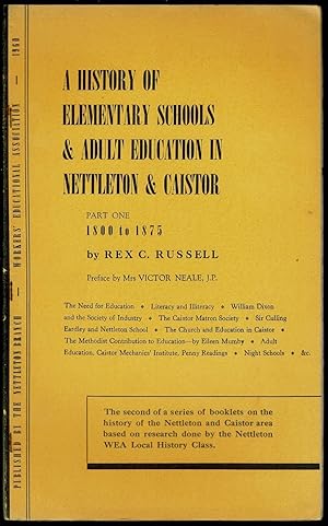 A History of Elementary Schools & Adult Education in Nettleton & Caistor: Part One 1800 to 1875