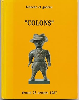 Colons. Catalogue de vente du dimanche 25 octobre 1987 à 14 h. Drouault