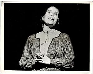 SIGNED Publicity Photograph Liv Ullmann in a scene from the Broadway production of the musical "I...