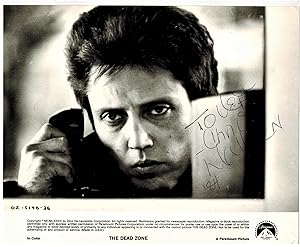 SIGNED AND INSCRIBED Publicity Photograph of Christopher Walken in "The Dead Zone"