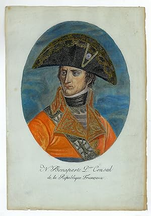 Portrait of Napoleon Bonaparte as First Consul of the French Republic.