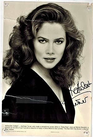 SIGNED Publicity Photograph of Kathleen Turner in "The Man with Two Brains"