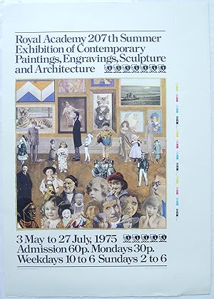 Royal Academy 207th Summer Exhibition of Contemporary paintings, Engravings, Sculpture and Archit...
