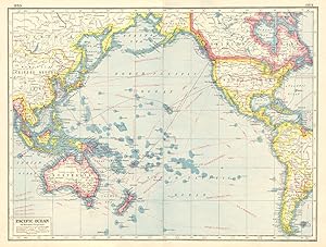 Pacific Ocean on Mercator's Projection