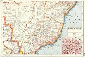 South America ( Section II ); Inset map of Sao Paulo