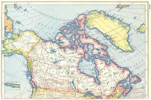 North America; Inset map of Continuation of Alaska Peninsula