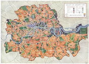 County of London plan development and Zoning