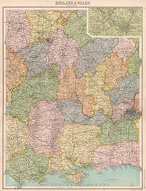 England & Wales (Section 4); Inset map of Birmingham
