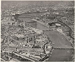 Air view of Thames-side in the Central Area