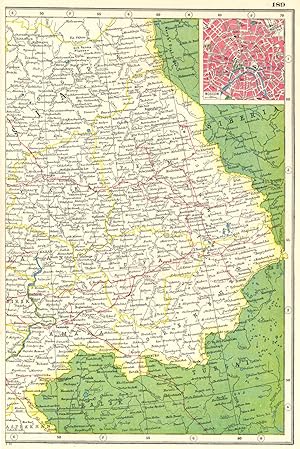 Russia (Central & East); Inset map of Moscow