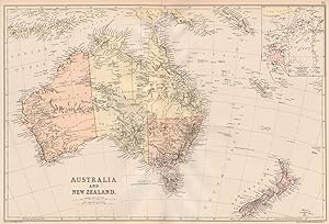 Australia and New Zealand; Inset map of Torres Strait