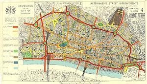 Preliminary Proposals for the Post-war Reconstruction of the city of London,1944; Alternative str...