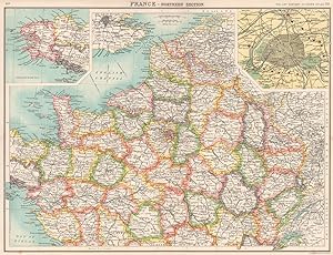 France-Northern Section; Inset maps of Morbihan; St. Denis