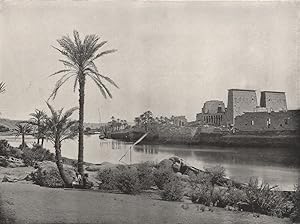 Philae - The island, with the Temple of Isis