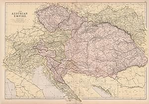 The Austrian Empire; Inset map of Monte Negro