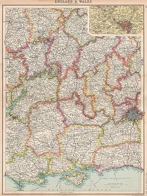 England & Wales (Section 4); Inset map of Birmingham