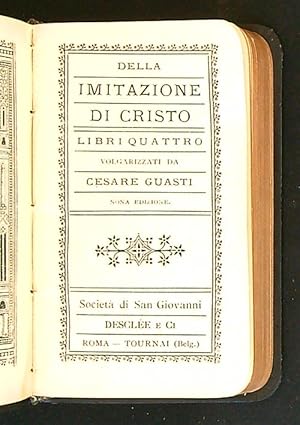 Della imitazione di cristo