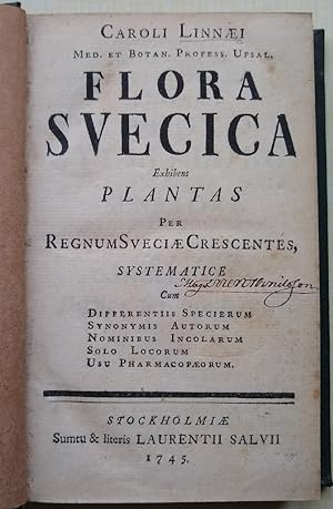 Flora Svecica, exhibens plantas per regnum Sveciae crescentes, systematice