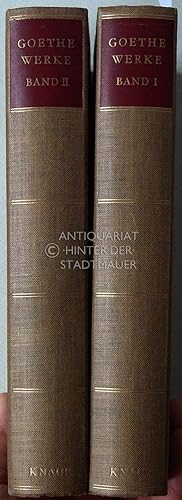 Goethes Werke in 2 Bänden. (2 Bde.) [= Knaur Klassiker] Hrsg. v. Richard Friedenthal.